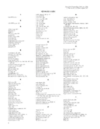 KEYWORD INDEX 1 5 a B C D E F G H I Ii