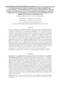 An Updated List of the Butterflies of Chile (Lepidoptera