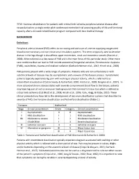 Exercise Rehabilitation for Patients with Critical Limb Ischemia Peripheral