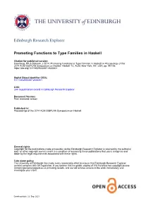 Promoting Functions to Type Families in Haskell