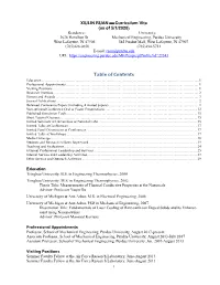 XIULIN RUAN Curriculum Vita (As of 5/1/2020)