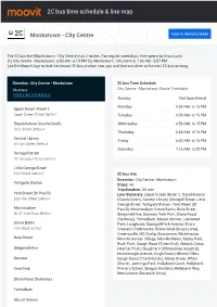 2C Bus Time Schedule & Line Route