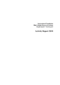 Activity Report 2010