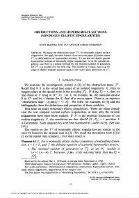 Minimally Elliptic Singularities)