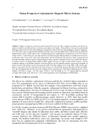 Preparation and Submission of a Manuscript for the Proceedings
