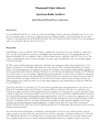 John Pickard-Frank Provo Collection