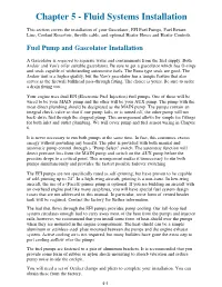 Chapter 5 - Fluid Systems Installation