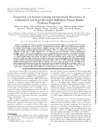 Escherichia Coli Isolates Causing Asymptomatic Bacteriuria in Catheterized and Noncatheterized Individuals Possess Similar Virulence Propertiesᰔ 1 2 1 2