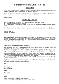 Flanagan's Running Club – Issue 36