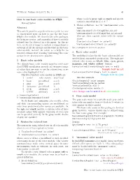 Tugboat, Volume 38 (2017), No. 1 41 How to Use Basic Color Models In