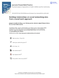 Building Relationships on Social Networking Sites from a Social Work Approach