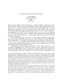 Passover Controversy in the East and West