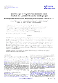 Spectroscopy of Very Low Mass Stars and Brown Dwarfs in the Lambda Orionis Star Forming Region I