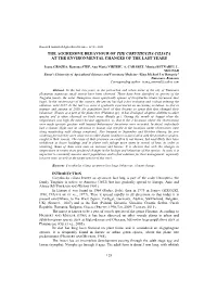 The Aggressive Behaviour of the Corythucha Ciliata at the Environmental Changes of the Last Years