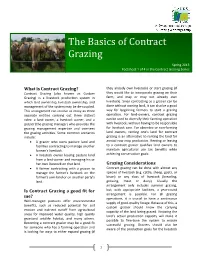 What Is Contract Grazing