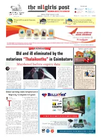 In Coimbatore Murdered Before Expiry Date Eas in and Around Coimbatore