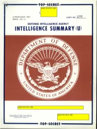 Intelligence Summary (U)