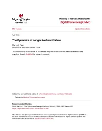 The Dynamics of Congestive Heart Failure