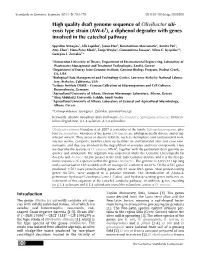 Olivibacter Sitiensis AW-6T Biofilter Clean-Up Facility in a Hydrocarbon- Quently Occurring Genera Were in Order Contaminated Site [3] and O