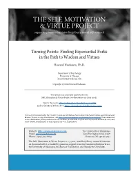 The Self, Motivation & Virtue Project