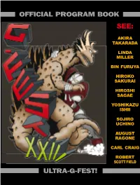 Ultra-G-Fest! Official Program Book