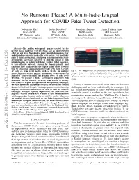 A Multi-Indic-Lingual Approach for COVID Fake-Tweet Detection