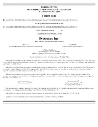 Systemax Inc. (Exact Name of Registrant As Specified in Its Charter)