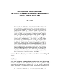 The Leopard Does Not Change Its Spots:The Influence of Nijmegen on The