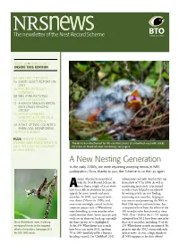 A New Nesting Generation in the Early 2000S, We Were Reporting Worrying Trends in NRS Participation