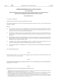 Commission Implementing Regulation (Eu)