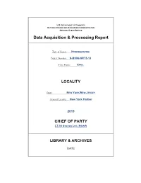 Data Acquisition & Processing Report