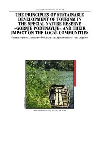 The Principles of Sustainable Development of Tourism In