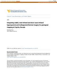 Integrating Visible, Near Infrared and Short Wave Infrared Hyperspectral and Multispectral Thermal Imagery for Geological Mapping at Cuprite, Nevada