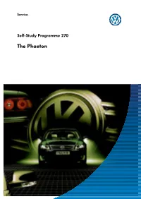 Self-Study Programme 270