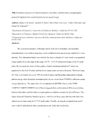 Title: Relaxation Dynamics of Hydrated Thymine, Thymidine, and Thymidine Monophosphate Probed by Liquid Jet Time-Resolved Photoelectron Spectroscopy