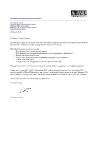 23 March 2015 to Whom It May Concern: I Would Like to Apply for An