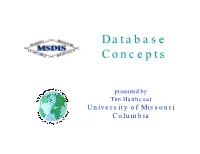 Database Concepts