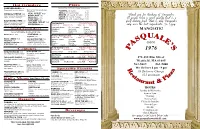 Pasquales New Menu 9-1 Email