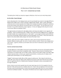An Overview of Hotel Asset Classes Part 1 of 3: Limited-Service Hotels