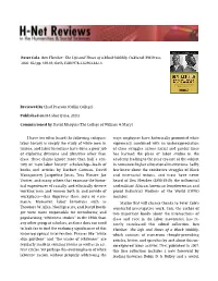 Chad Pearson on Peter Cole