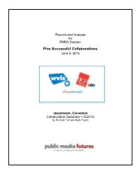 Five Successful Collaborations June 2, 2016