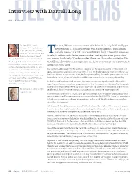 Interview with Darrell Long RIK FARROWFILE SYSTEMS