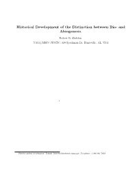 And Abiogenesis