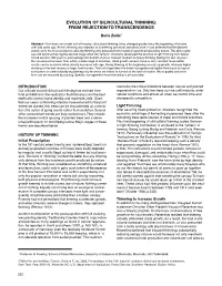 Evolution of Silvicultural Thinning: from Rejection to Transcendence