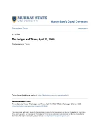 The Ledger and Times, April 11, 1966