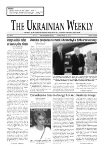 Tymoshenko... at the American Chamber of Commerce a System of Accountability Also Must “Offering 15 Percent for Annual Credit (Continued from Page 1) Event, Ms