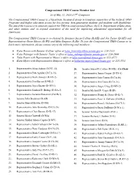 Caucus Member List