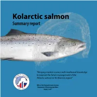 Kolarctic Salmon Summary Report