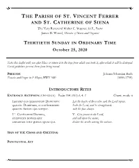 30Th Sunday in Ordinary Time