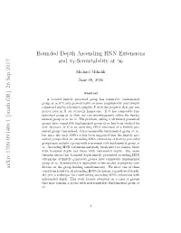 Bounded Depth Ascending HNN Extensions and Π1-Semistability at ∞ Arxiv:1709.09140V1